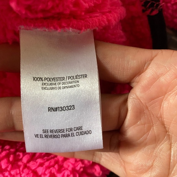 Calvin Klein Cozy Pink Sherpa Hoodie - Picture 8 of 11